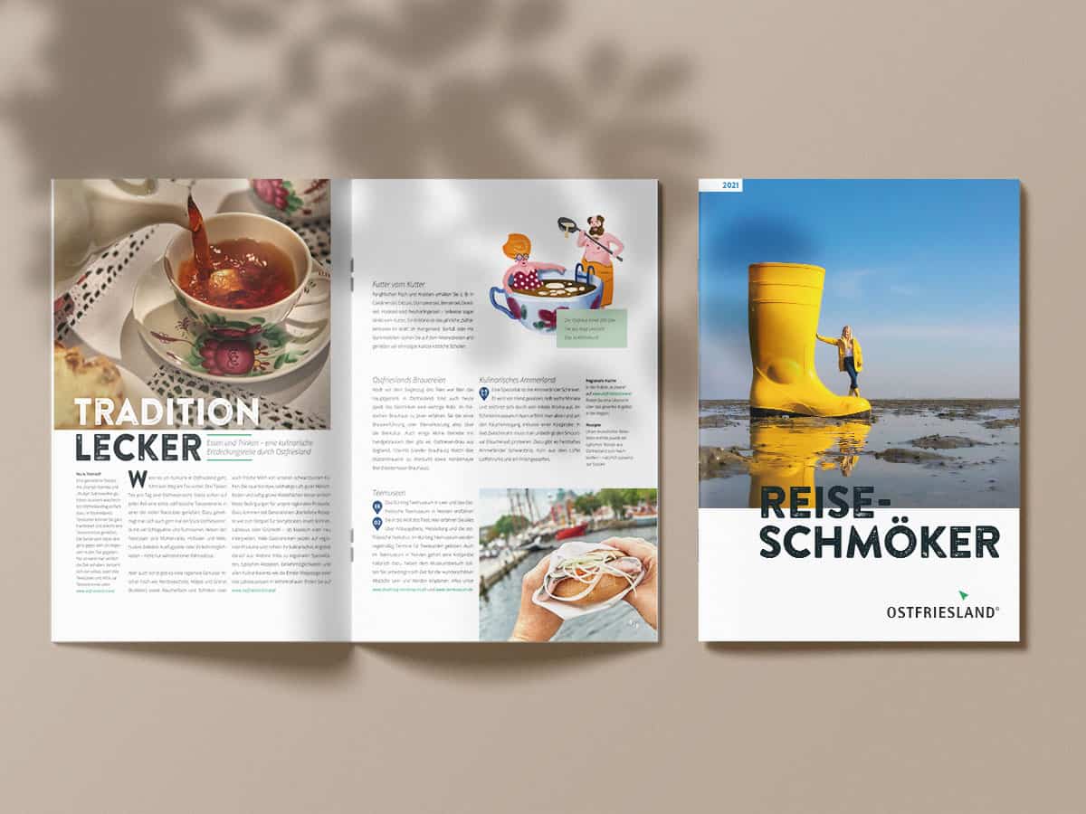 Reiseschmöker der Ostriesland Tourismus GmbH