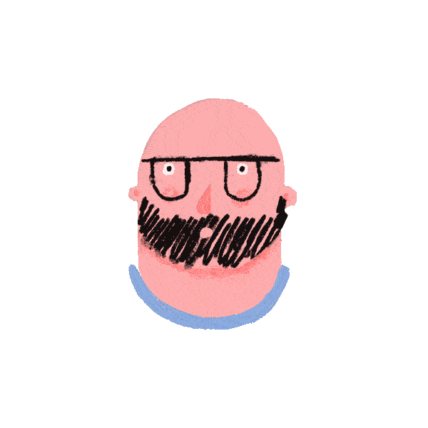 Hier sieht man ein animierten Kopf, wo die Ohren sich aufblasen